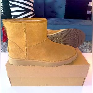 Brand New Women’s UGG Zip-up Short Boots Classic in size 9